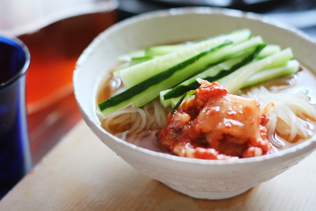 韓国風冷麺に合うおかずやスープ
