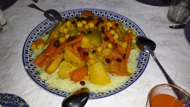 モロッコ料理のワンプレート